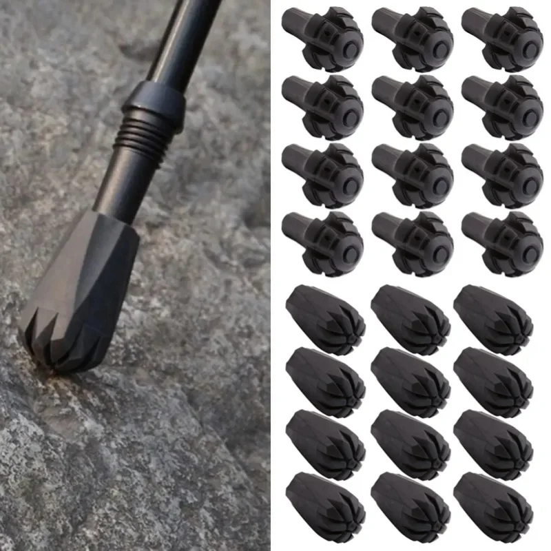 24Pcs Trekking Pole Tips Non-slip Rubber Cover Camping Pole Cover For Trekking Pole Protective Tips Camping Hiking Accessories
24Pcs Trekking Pole Tips Non-slip Rubber Cover Camping Pole Cover For Trekking Pole Protective Tips Camping Hiking Accessories