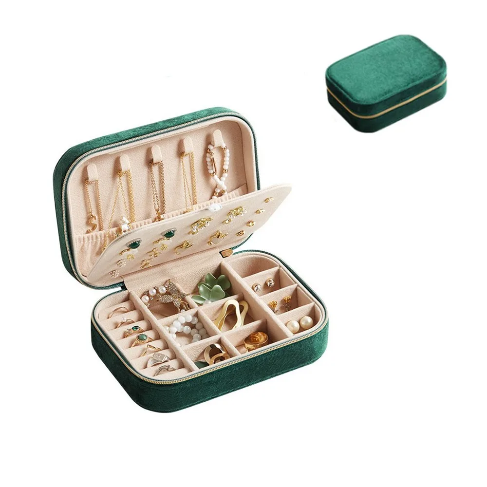 2 Layer Velvet Jewelry Box Rectangle Dustproof Vintage Ring Case Simple Large Capacity Jewelry Gift Displays Box for Lover
2 Layer Velvet Jewelry Box Rectangle Dustproof Vintage Ring Case Simple Large Capacity Jewelry Gift Displays Box for Lover