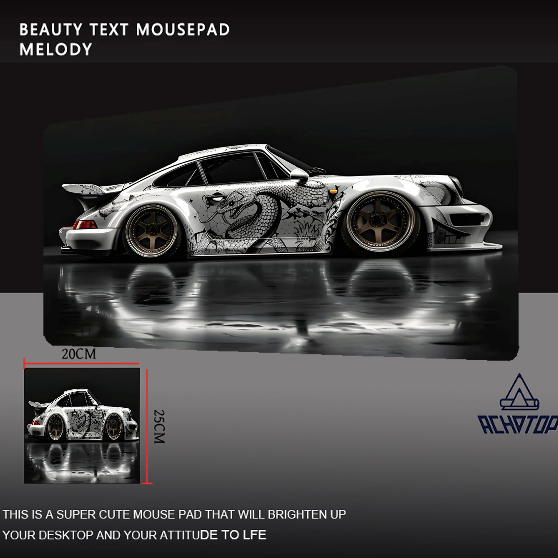 GTR Car Mouse Pad Wrist Support Smooth Surface for Accurate Tracking, Durable Stitched Edges, Perfect for Gaming Office Home Use
GTR Car Mouse Pad Wrist Support Smooth Surface for Accurate Tracking, Durable Stitched Edges, Perfect for Gaming Office Home Use