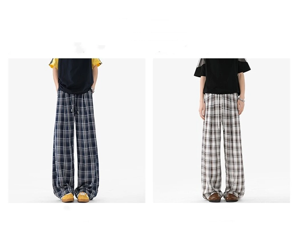 Plaid pants 2025 new summer loose large size 200 pounds high waist slim straight casual wide leg pants thin
Plaid pants 2025 new summer loose large size 200 pounds high waist slim straight casual wide leg pants thin