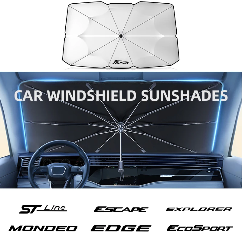 Солнцезащитные очки для лобового стекла автомобиля Ford, солнцезащитный козырек для автомобиля ST Ecosport EDGE ESCAPE Fiesta MONDEO STline TAURUS MUSTANG, передний зонт для автомобиля
Солнцезащитные очки для лобового стекла автомобиля Ford, солнцезащитный козырек для автомобиля ST Ecosport EDGE ESCAPE Fiesta MONDEO STline TAURUS MUSTANG, передний зонт для автомобиля