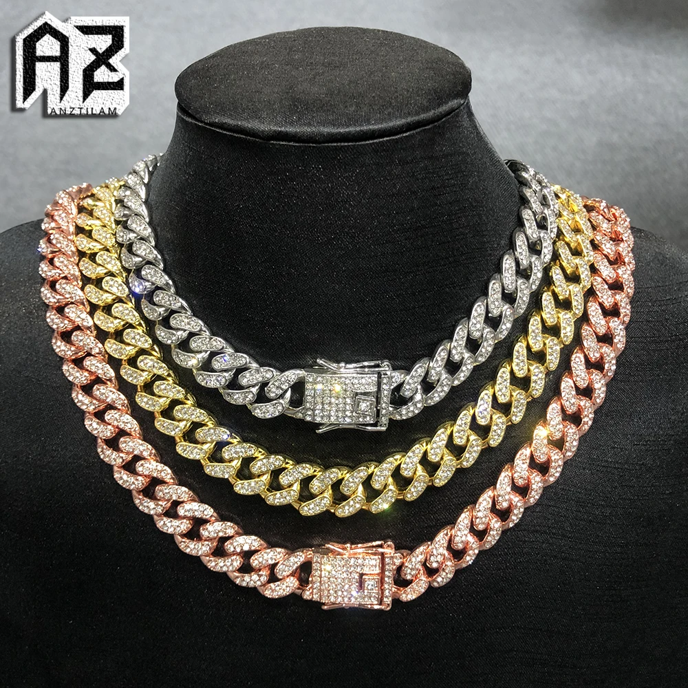 Anztilam Factory Upgrade Keep Color Long Time Cuban Link Chain For Men Women Iced Out Necklaces Hip Hop Jewelry Drop Shipping
Anztilam Factory Upgrade Keep Color Long Time Cuban Link Chain For Men Women Iced Out Necklaces Hip Hop Jewelry Drop Shipping