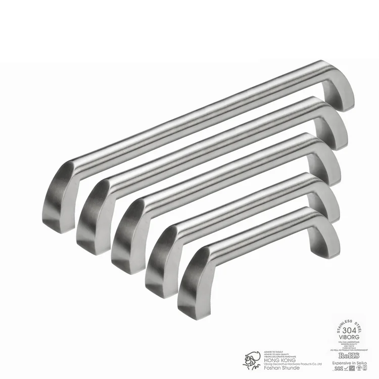 (4 piece)VIBORG Deluxe Solid Sus304 Stainless Steel Casting Modern Kitchen Cabinet Cupboard Door Drawer Handles Pulls
(4 piece)VIBORG Deluxe Solid Sus304 Stainless Steel Casting Modern Kitchen Cabinet Cupboard Door Drawer Handles Pulls