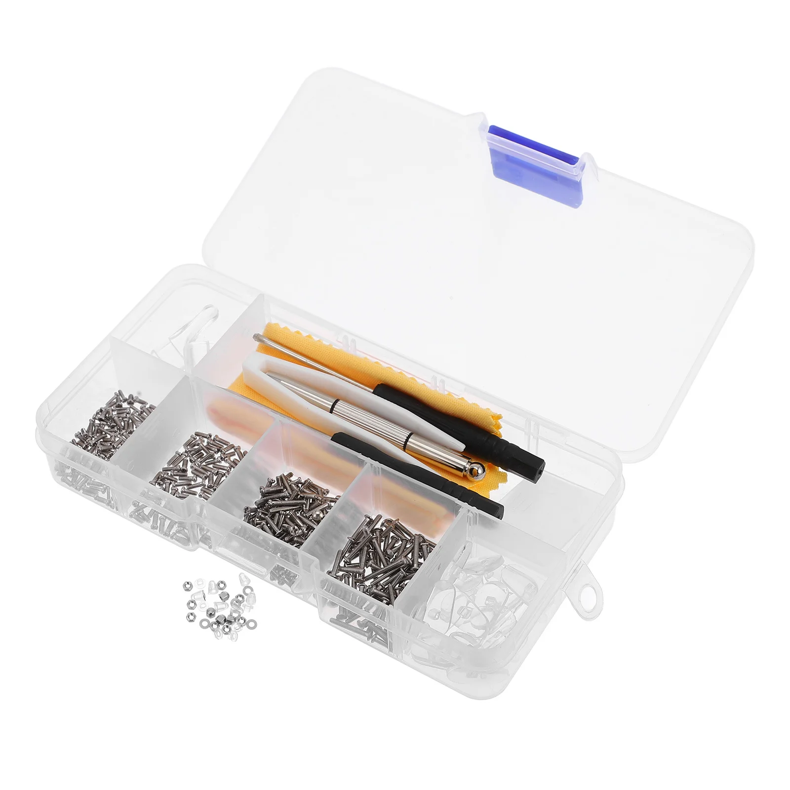 Eyeglass Repair Kit Screws Metal Clear Box Glasses Sunglasses Repair Tool Kit Durable Portable Glasses Screws and Nuts
Eyeglass Repair Kit Screws Metal Clear Box Glasses Sunglasses Repair Tool Kit Durable Portable Glasses Screws and Nuts