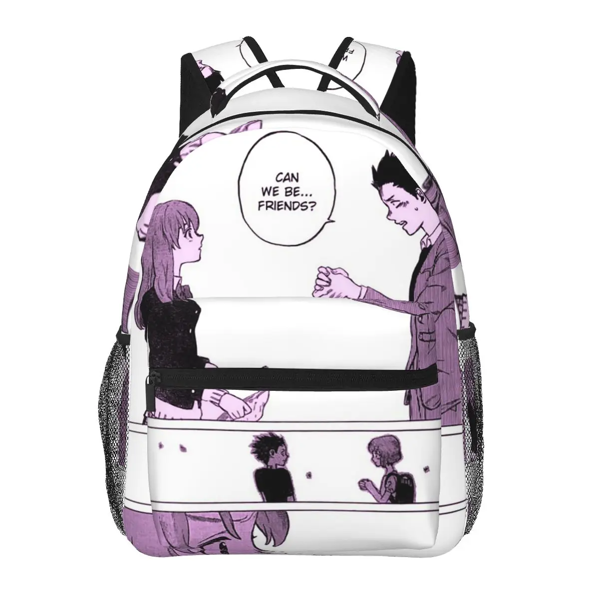 A Silent Voice Manga Backpack Daypack Large Capacity Kids BookBag School Bag Shoulder Bags for Men Women
A Silent Voice Manga Backpack Daypack Large Capacity Kids BookBag School Bag Shoulder Bags for Men Women