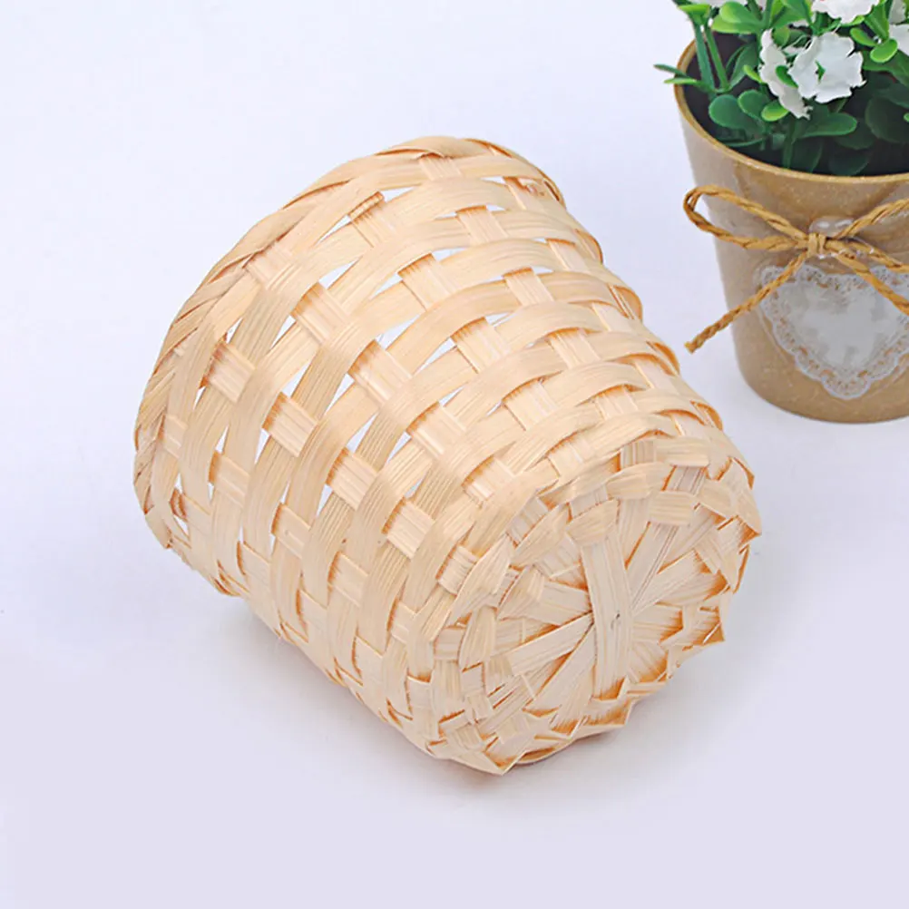 2pcs Bamboo Baskets Small Size Storage Decorative Rustic Style Home Tabletop Woven ganizer Kitchen Bedroom Bathroom ganizer
2pcs Bamboo Baskets Small Size Storage Decorative Rustic Style Home Tabletop Woven ganizer Kitchen Bedroom Bathroom ganizer