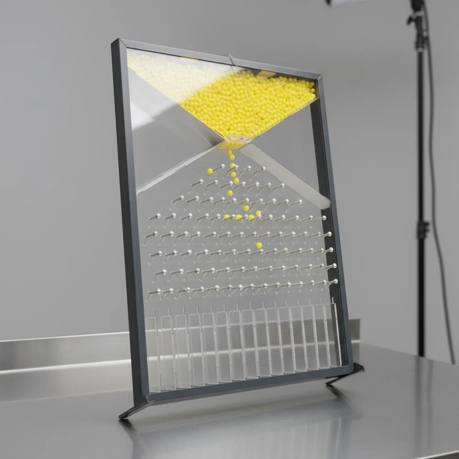 Galton Board Professional Grade Bean Machine Normal Distribution Demonstrator Hands-On Learning Quincunx Probability Board
Galton Board Professional Grade Bean Machine Normal Distribution Demonstrator Hands-On Learning Quincunx Probability Board