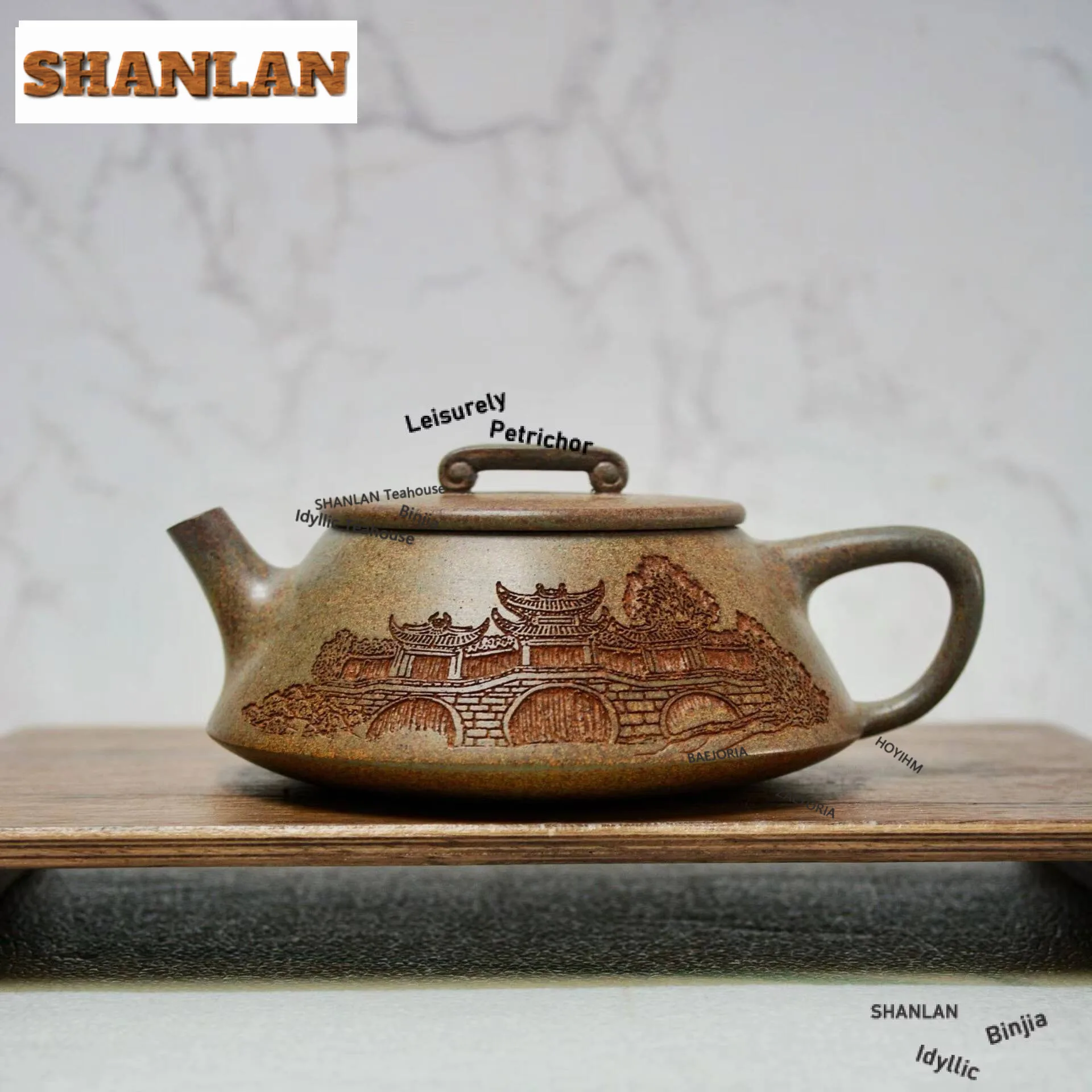 160ml Classic Yixing Purple Clay Teapots Handmade Ruyi Spoon Pot Raw Ore Cloud Mist Agarwood Mud Kettle Zisha Tea Set Drinkware
160ml Classic Yixing Purple Clay Teapots Handmade Ruyi Spoon Pot Raw Ore Cloud Mist Agarwood Mud Kettle Zisha Tea Set Drinkware