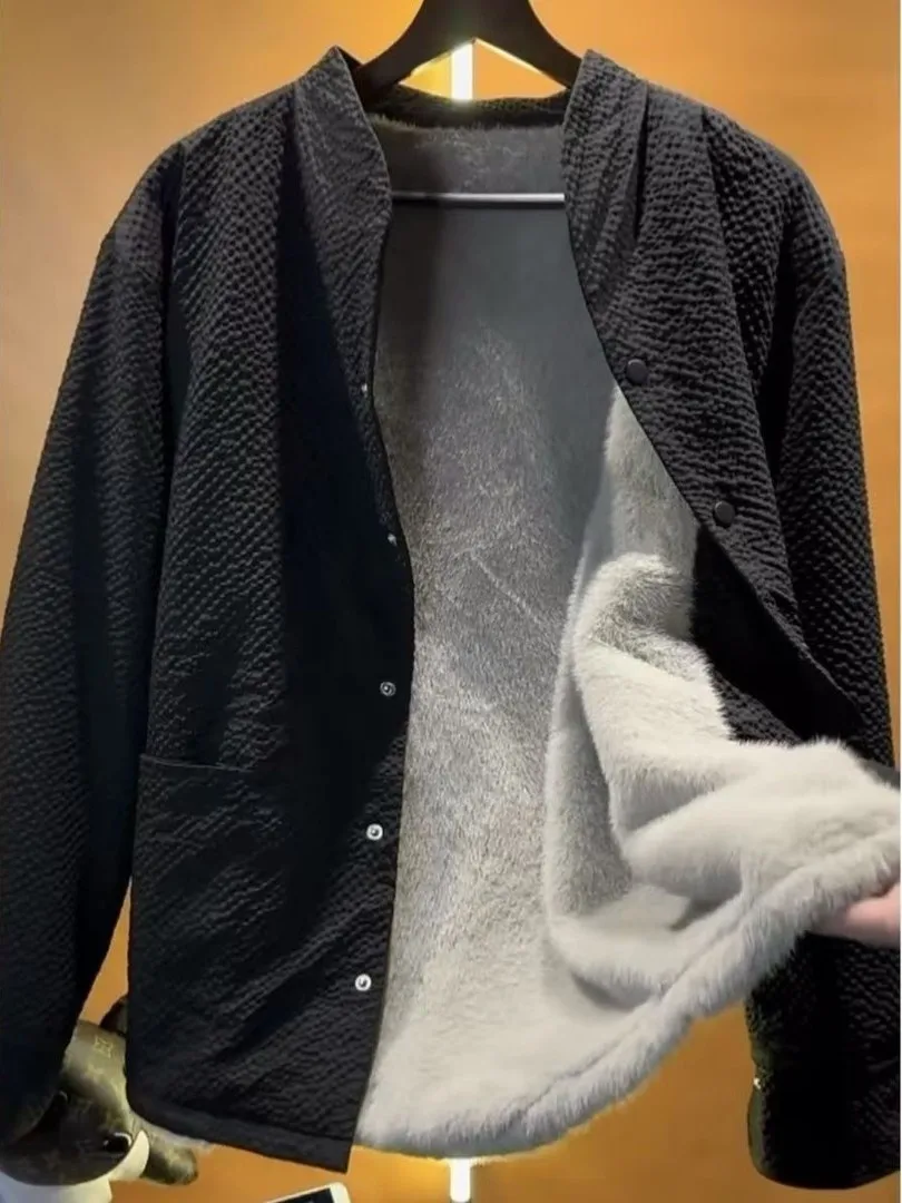 2026 New plus Size 300 Pou Color Simple Casual Fce Lined Warm Jaet Men's Trendy Old Money Sle Outerwear
2026 New plus Size 300 Pou Color Simple Casual Fce Lined Warm Jaet Men's Trendy Old Money Sle Outerwear