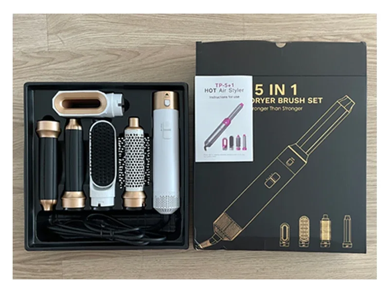 5 in 1 Hair Dryer Brush Hot Comb Set Professional Curling Iron Hair Straightener Styling Tool For Professional Hair Dryer
5 in 1 Hair Dryer Brush Hot Comb Set Professional Curling Iron Hair Straightener Styling Tool For Professional Hair Dryer