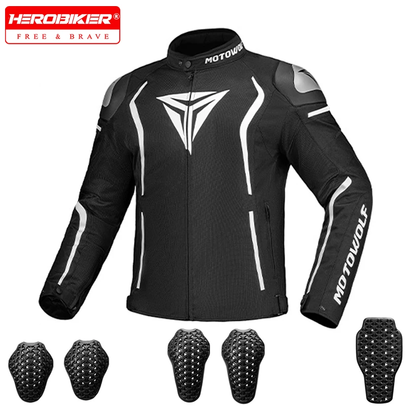 Motorcyele Armor Protector Outdoor Cycling Motorcycle Jacket Fall Prevention Motobiker Racing Coat Wear Resistant For 4 Seasons
Motorcyele Armor Protector Outdoor Cycling Motorcycle Jacket Fall Prevention Motobiker Racing Coat Wear Resistant For 4 Seasons