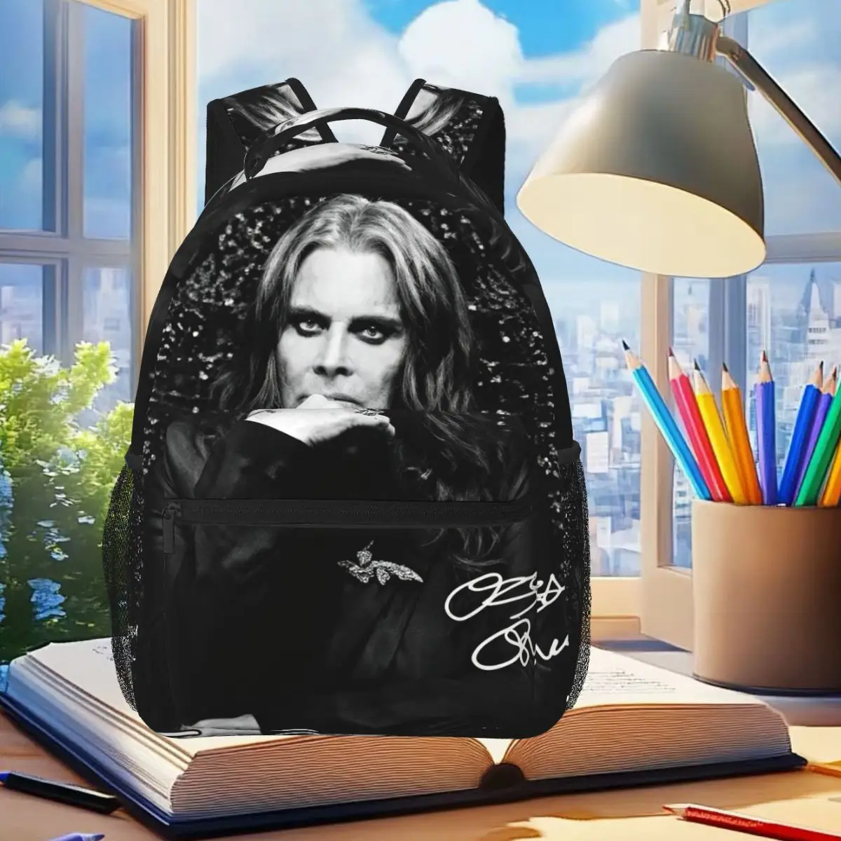 Ozzy Osbourne No More Tour Tribute Memorial Mama I'm Coming Home Backpack Student Boy Girl BookBag School Bag Shoulder Bags
Ozzy Osbourne No More Tour Tribute Memorial Mama I'm Coming Home Backpack Student Boy Girl BookBag School Bag Shoulder Bags