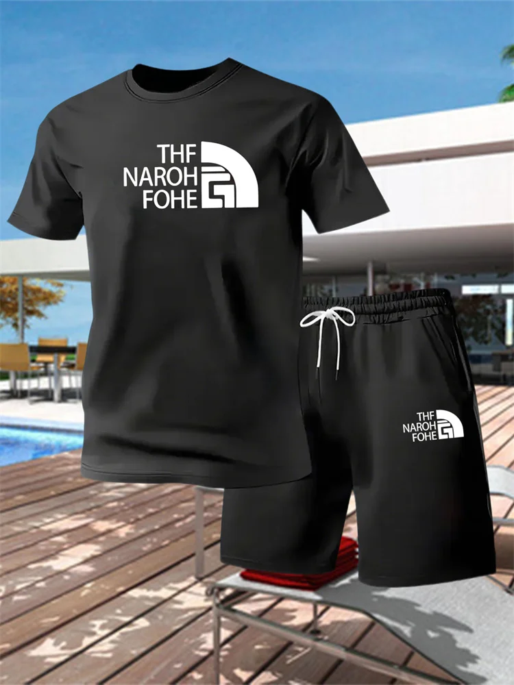 Sports Style Men's Summer Breathable Sportswear Short Sleeved T-shirt+shorts, Lightweight and Comfortable Casual 2-piece Set
Sports Style Men's Summer Breathable Sportswear Short Sleeved T-shirt+shorts, Lightweight and Comfortable Casual 2-piece Set