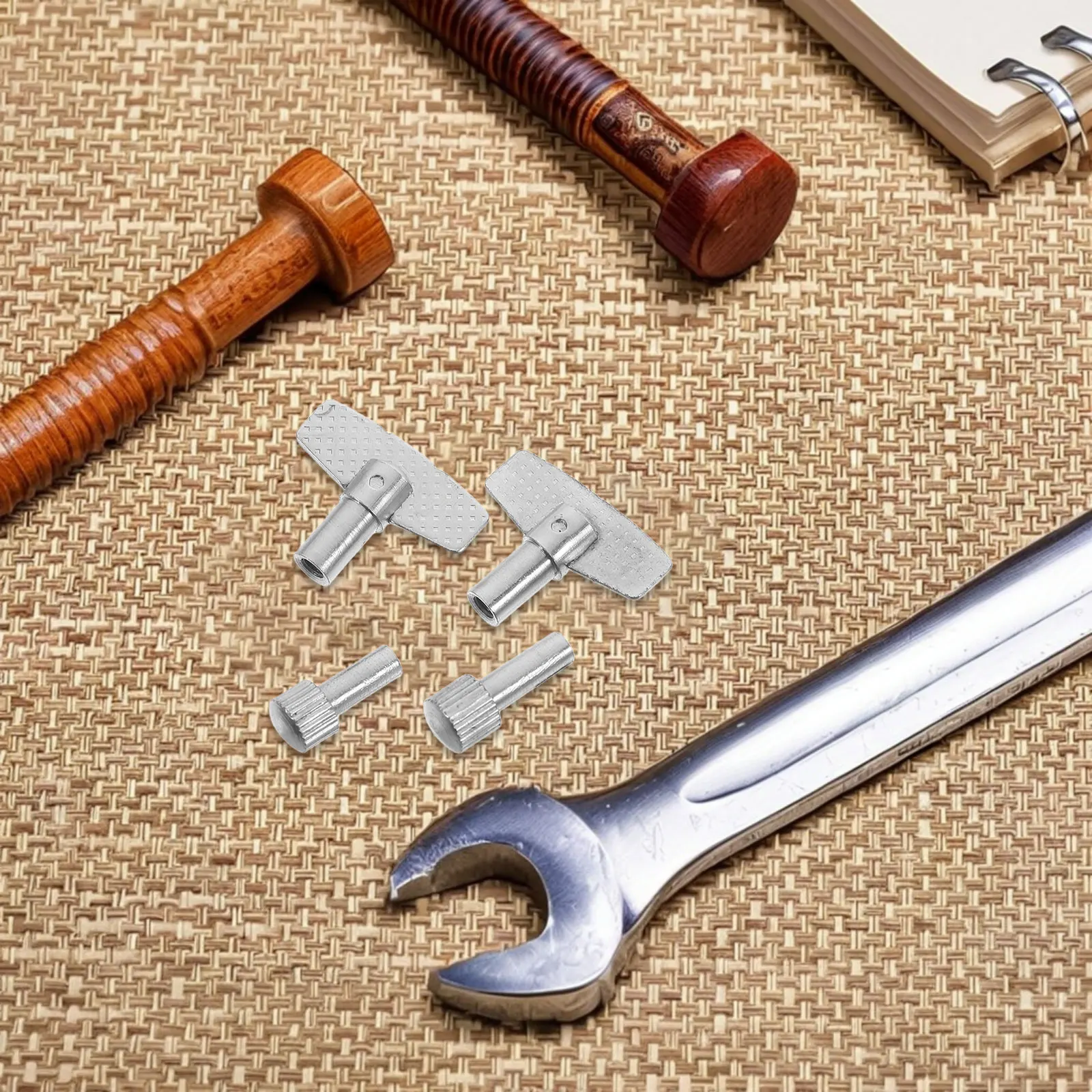 Mechanical Clock Repair Kit Keys Knobs Winding Mechanisms for Grandfather Clocks Silver Tools Parts Universal Replacement
Mechanical Clock Repair Kit Keys Knobs Winding Mechanisms for Grandfather Clocks Silver Tools Parts Universal Replacement