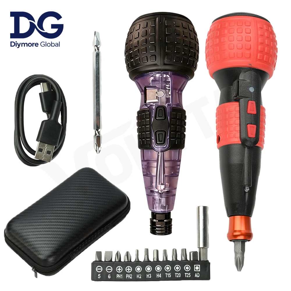 Mini Cordless Electric Screwdriver 3.6V 2000mah Lithium Battery Power Tools Multifunctional Screwdriver Handheld DIY Repair Tool
Mini Cordless Electric Screwdriver 3.6V 2000mah Lithium Battery Power Tools Multifunctional Screwdriver Handheld DIY Repair Tool
