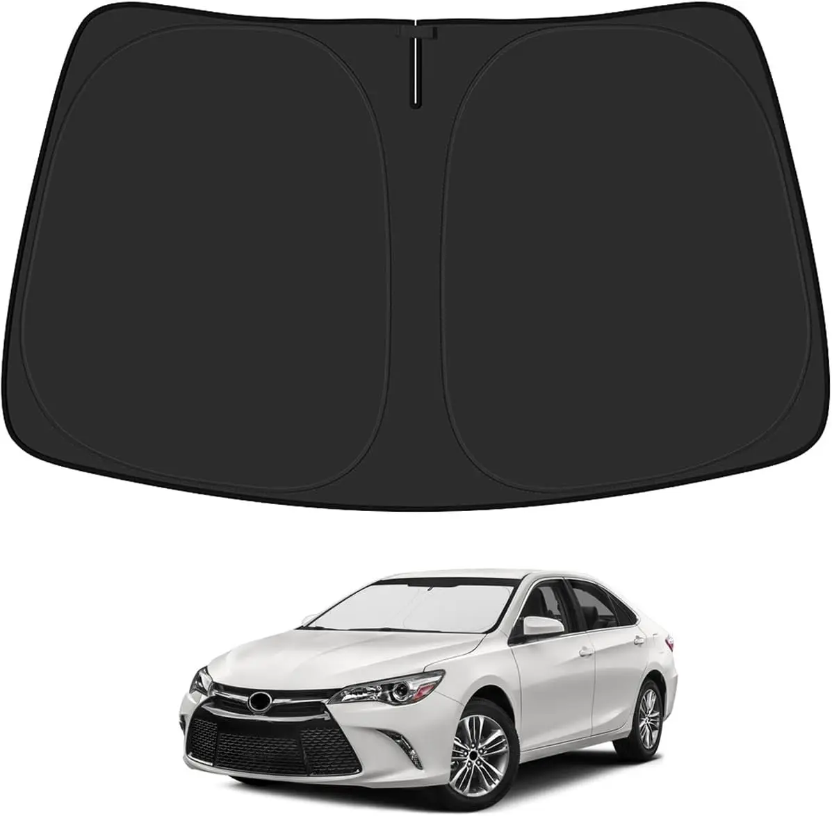 Car Windshield Sun Shade For Toyota Camry 2012-2017, LE, XLE, SE, XSE, Hybrid Foldable PET Sunshade Keeps The Car Cool Inside
Car Windshield Sun Shade For Toyota Camry 2012-2017, LE, XLE, SE, XSE, Hybrid Foldable PET Sunshade Keeps The Car Cool Inside