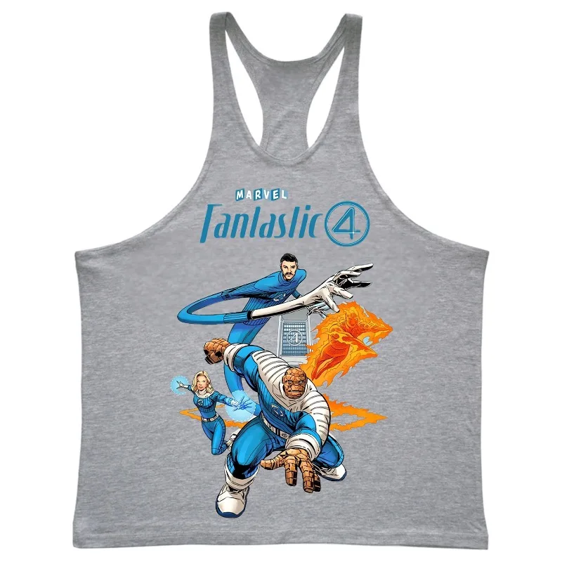 2025New Fantastic Four Fitness Tank Top Men's Outdoor Running Leisure Sports Trendy Brand Sleeveless T-shirt Ropa Para Hombre
2025New Fantastic Four Fitness Tank Top Men's Outdoor Running Leisure Sports Trendy Brand Sleeveless T-shirt Ropa Para Hombre