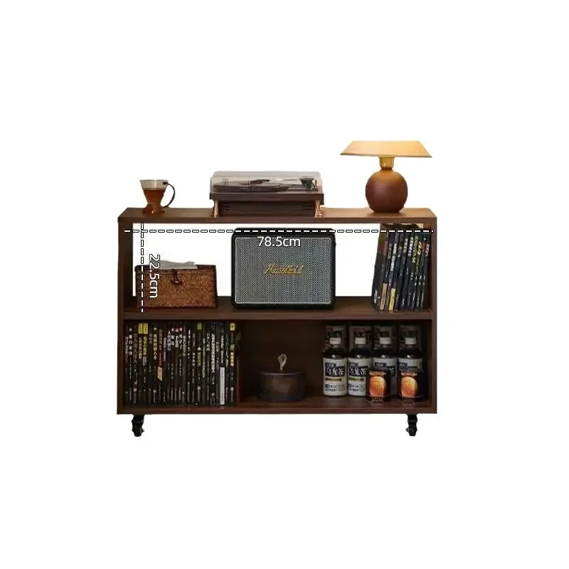 Retro style living room sofa side table, bedroom removable coffee table multi-functional storage, black walnut storage cabinet
Retro style living room sofa side table, bedroom removable coffee table multi-functional storage, black walnut storage cabinet