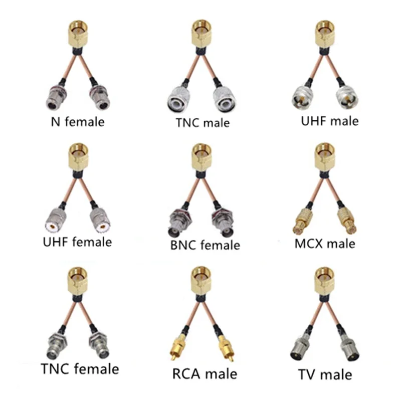 10 см 1 x SMA штекер на 2 x SMA/N/BNC/TNC/UHF/TV/RCA 1–2 Y Тип разветвителя Кабель-адаптер RG316 Коаксиальный удлинитель с косичкой
10 см 1 x SMA штекер на 2 x SMA/N/BNC/TNC/UHF/TV/RCA 1–2 Y Тип разветвителя Кабель-адаптер RG316 Коаксиальный удлинитель с косичкой