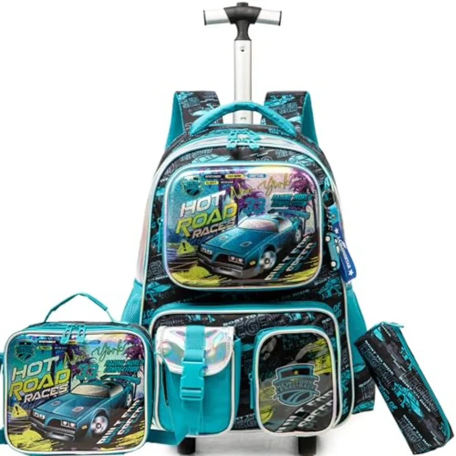 Rolling Backpack with Wheels for Boys Rolling Backpacks with Lunch Box for Elementary School Students 3 in 1 Travel Luggage Sui
Rolling Backpack with Wheels for Boys Rolling Backpacks with Lunch Box for Elementary School Students 3 in 1 Travel Luggage Sui