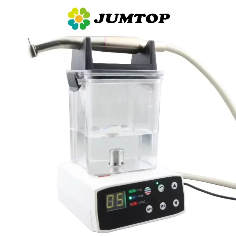 JUMTOP Dental Micromotor with 1:5 Red Ring Contra Angle Handpiece Internal Water Spray Electric motor
JUMTOP Dental Micromotor with 1:5 Red Ring Contra Angle Handpiece Internal Water Spray Electric motor