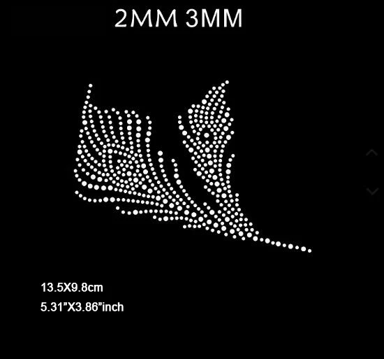 6pcs/lot(28.8X18.6)New feather pattern Hot fix Rhinestone Transfer Motifs Iron on Crystal Rhinestone DIY Sewing Kit(JA-1425)
6pcs/lot(28.8X18.6)New feather pattern Hot fix Rhinestone Transfer Motifs Iron on Crystal Rhinestone DIY Sewing Kit(JA-1425)