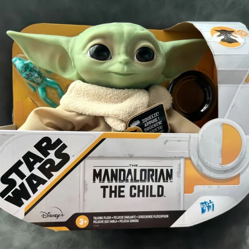 Original 17.5cm Mandalorian Baby Grogu Anime Figure Talking Edition Fluffy Toy Collectible Accessories Model Ornament Xmas Gift
Original 17.5cm Mandalorian Baby Grogu Anime Figure Talking Edition Fluffy Toy Collectible Accessories Model Ornament Xmas Gift
