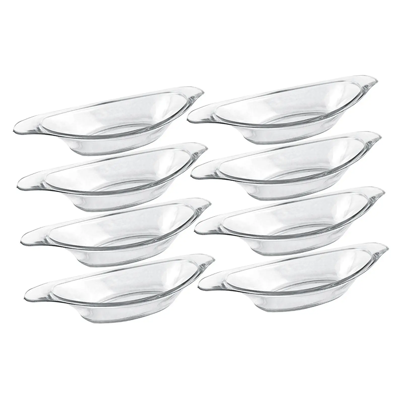8 Pieces Banana Split Bowls, Food Storage Container, Serving Dish, Clear Acrylic Fruit Salad Bowl for Sandwich, Dips
8 Pieces Banana Split Bowls, Food Storage Container, Serving Dish, Clear Acrylic Fruit Salad Bowl for Sandwich, Dips