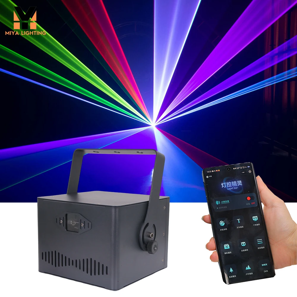 1W Sound & master-slave & Phone Bluetooth App Edit Software Adjustable Animation Projector Laser DMX Pro DJ Stage Lighting
1W Sound & master-slave & Phone Bluetooth App Edit Software Adjustable Animation Projector Laser DMX Pro DJ Stage Lighting