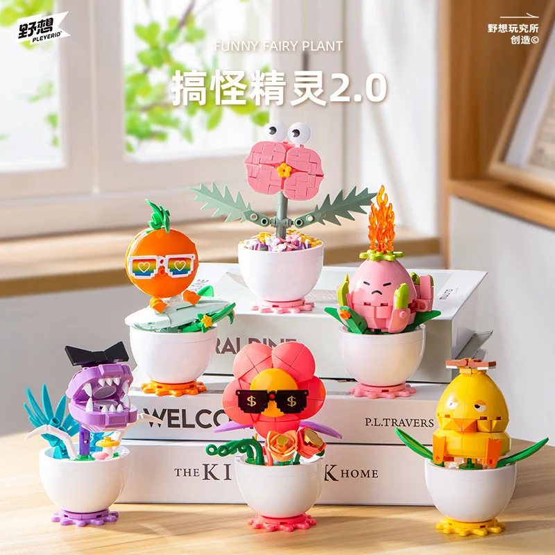 Funny Plant Building Blocks Flower Plants Potted Assembly Model Desktop Ornament Educational DIY Toys Kid Gifts
Funny Plant Building Blocks Flower Plants Potted Assembly Model Desktop Ornament Educational DIY Toys Kid Gifts