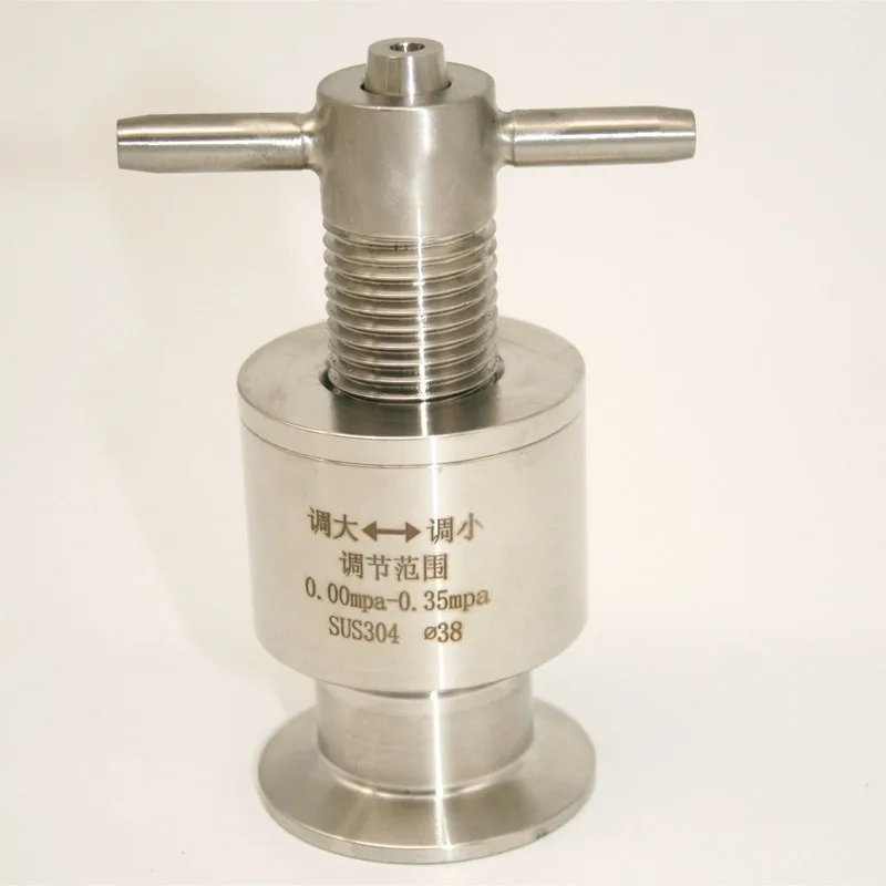 304 Stainless Steel Exhaust Valve/Quick Release Safety Relief Valve/Spring Type Safety Valve/Clamp Type Sanitary Valve
304 Stainless Steel Exhaust Valve/Quick Release Safety Relief Valve/Spring Type Safety Valve/Clamp Type Sanitary Valve
