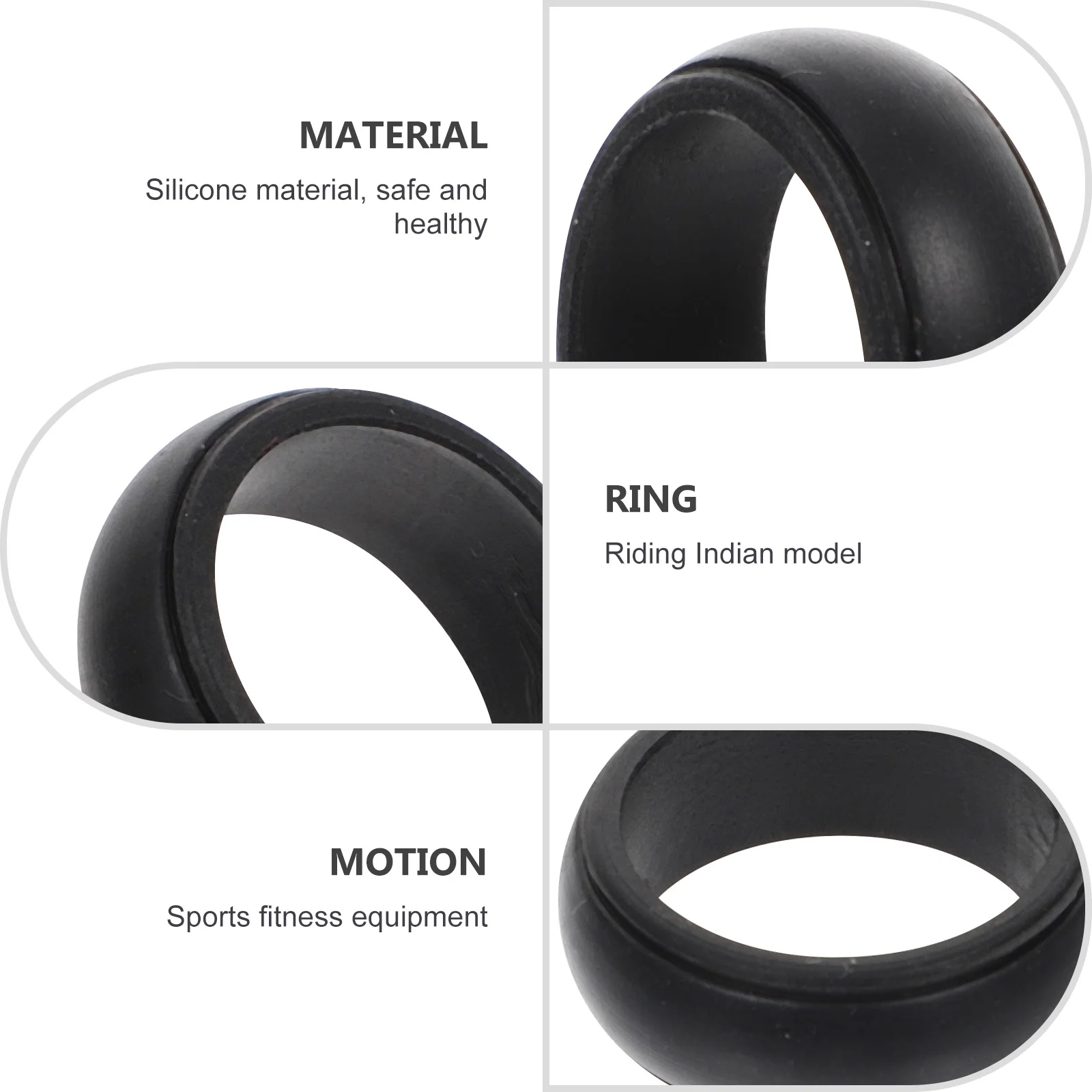 4 Pcs Sports Rings Black Silicone for Men Workout Biking Swimming Diving Manual Labor Flexible Jewelry Accessories
4 Pcs Sports Rings Black Silicone for Men Workout Biking Swimming Diving Manual Labor Flexible Jewelry Accessories