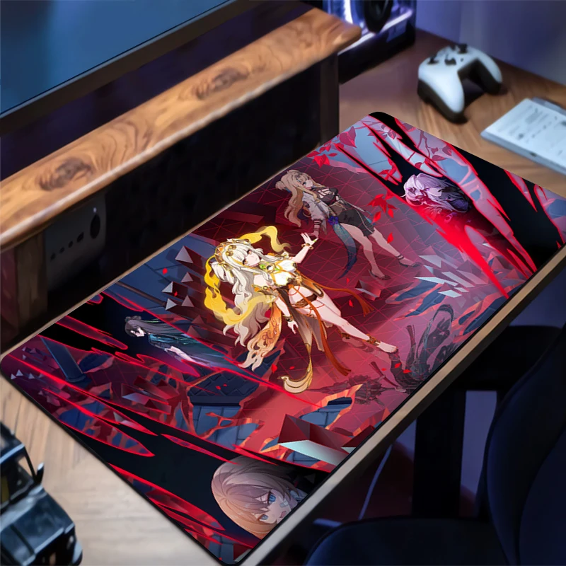 Gaming Mouse Pad Honkai Impact 3 Accessories Office Gamer Keyboard Desk Mat Non-Slip Laptop ground mat big PC HD Anime Mousepad
Gaming Mouse Pad Honkai Impact 3 Accessories Office Gamer Keyboard Desk Mat Non-Slip Laptop ground mat big PC HD Anime Mousepad