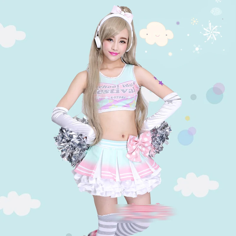 In Stock! Lovelive μ's Cos Minami Kotori Cosplay Cheerleader All Menber Skirt Costume Party Women Costume C
In Stock! Lovelive μ's Cos Minami Kotori Cosplay Cheerleader All Menber Skirt Costume Party Women Costume C