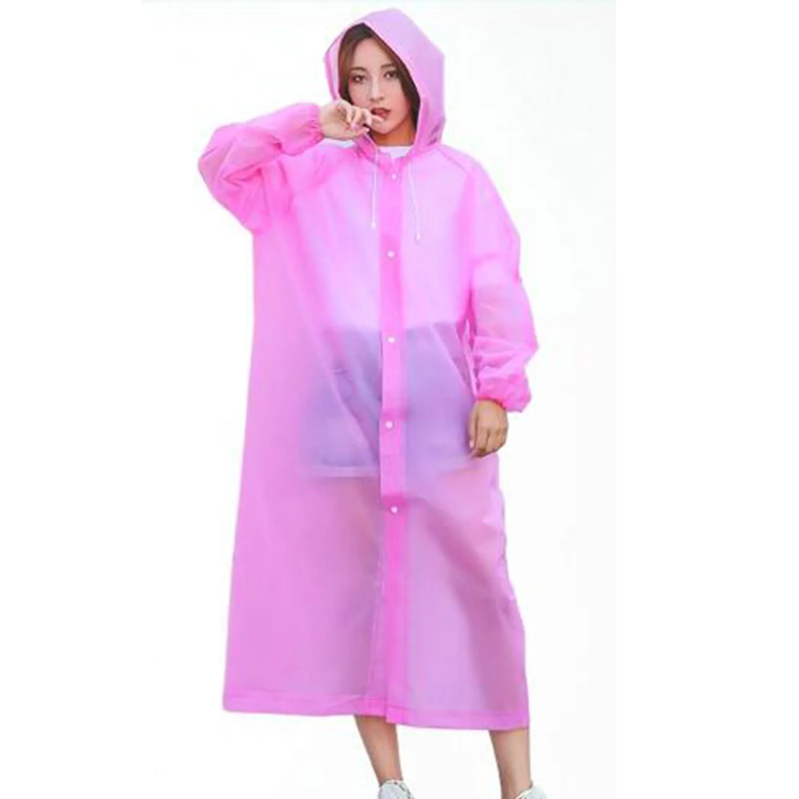 Adult hooded poncho one-piece long raincoat reusable men's and women's waterproof raincoat outdoor travel transparent raincoat
Adult hooded poncho one-piece long raincoat reusable men's and women's waterproof raincoat outdoor travel transparent raincoat
