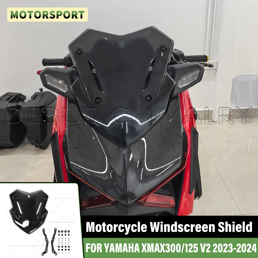 Motorcycle Accessories Windscreen Windshield FOR YAMAHA X-MAX300 XMAX300 XMAX125 V2 2023-2024 Sport Screen Front Wind Deflector
Motorcycle Accessories Windscreen Windshield FOR YAMAHA X-MAX300 XMAX300 XMAX125 V2 2023-2024 Sport Screen Front Wind Deflector