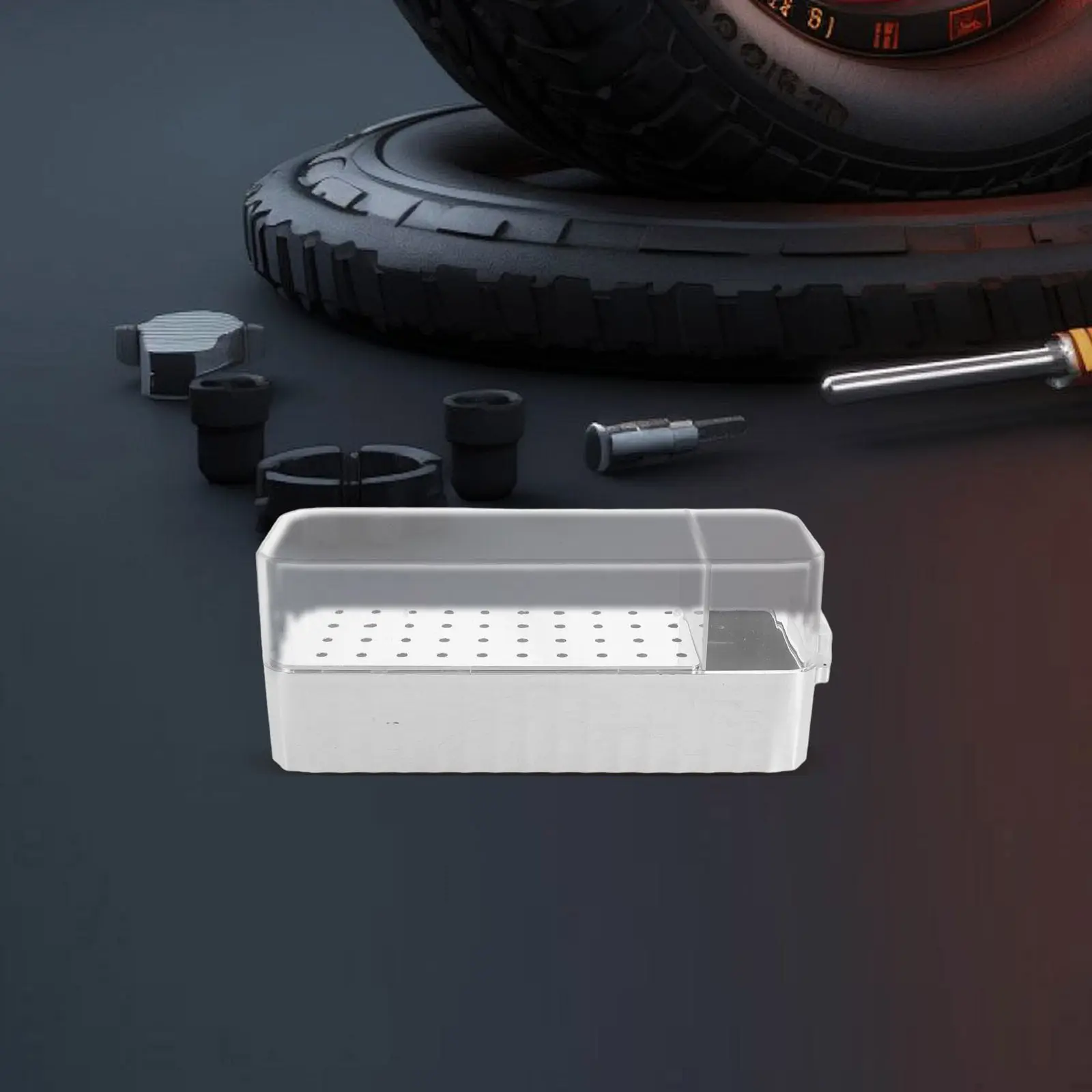 Кейс-органайзер для насадок для фрезеров, 40 слотов, с прозрачной крышкой, полностью закрытый, для сбора пыли при шлифовке, для хранения и организации инструментов для маникюра и салонов красоты
Кейс-органайзер для насадок для фрезеров, 40 слотов, с прозрачной крышкой, полностью закрытый, для сбора пыли при шлифовке, для хранения и организации инструментов для маникюра и салонов красоты