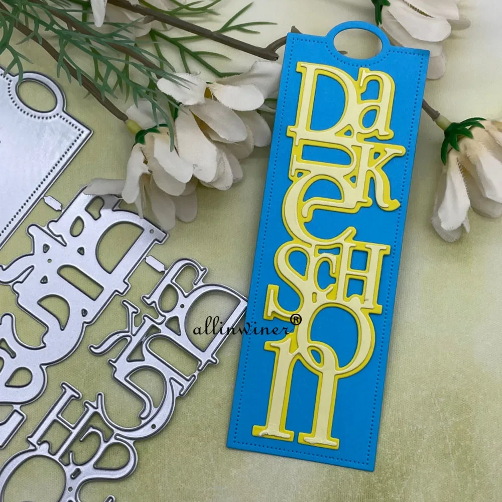 New Letter tag decoration DIY Craft Metal Cutting Die Scrapbook Embossed Paper Card Album Craft Template Stencil Dies
New Letter tag decoration DIY Craft Metal Cutting Die Scrapbook Embossed Paper Card Album Craft Template Stencil Dies