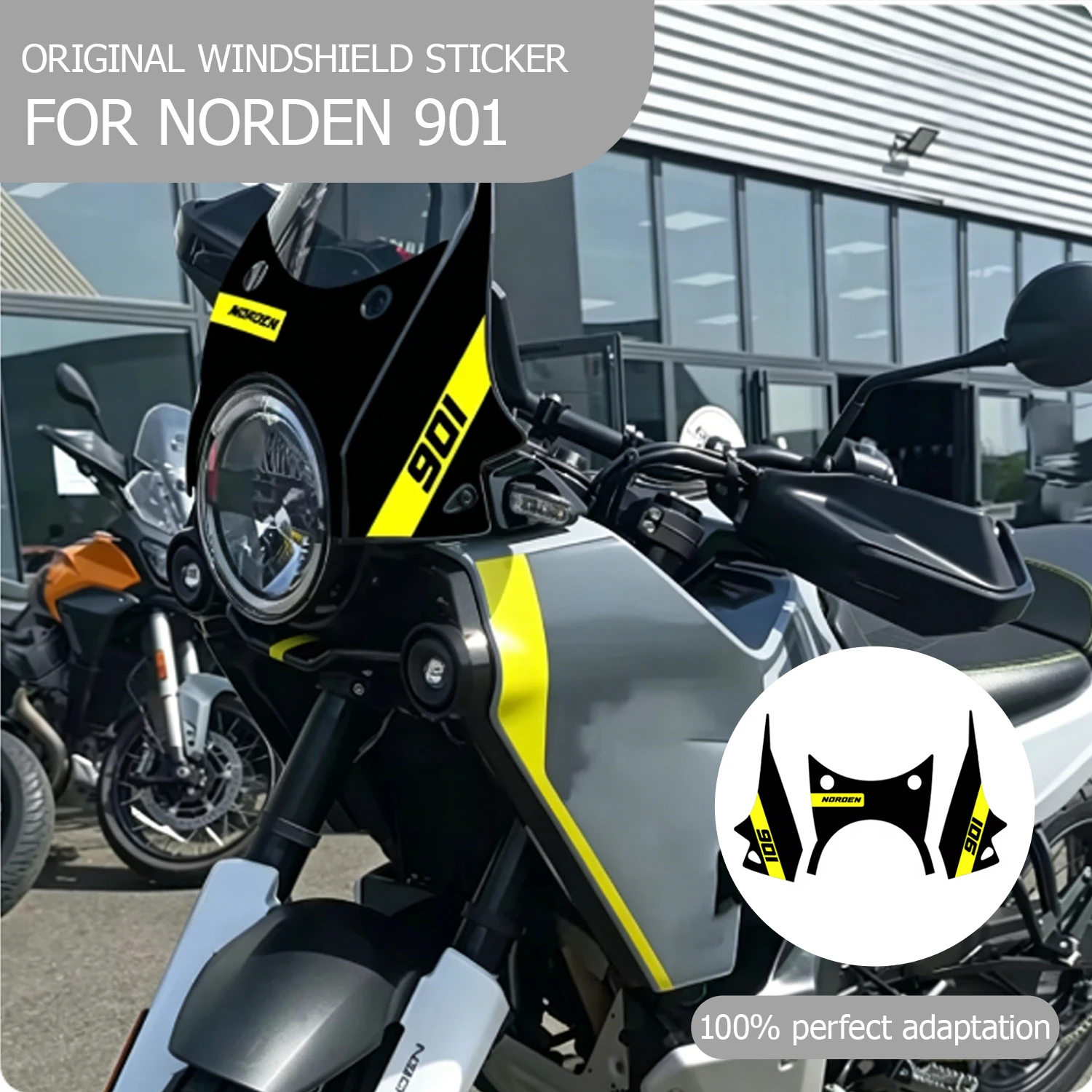 For Norden 901 Windshield Decal Waterproof Front Screen Decor Sticker Motorcycle Accessories 4 Styles To Choose From
For Norden 901 Windshield Decal Waterproof Front Screen Decor Sticker Motorcycle Accessories 4 Styles To Choose From