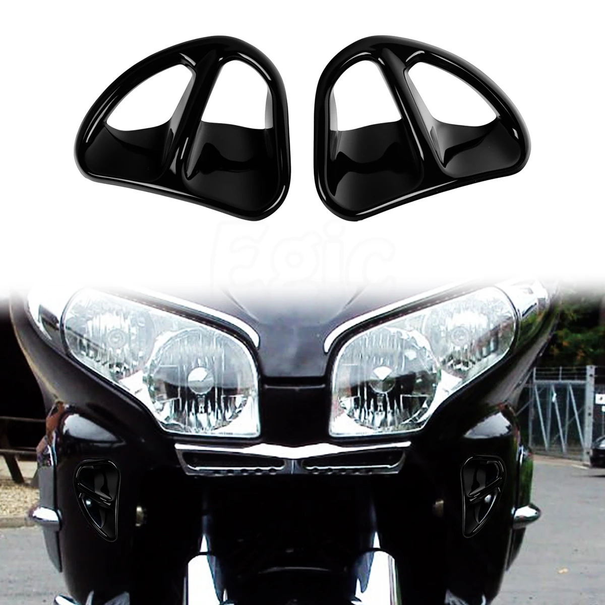 Motorcycle Gloss Black Air Intake Accent Trims Fit for Honda GW Goldwing GL1800 2001-2010 Side Fairing Decorative Accessories
Motorcycle Gloss Black Air Intake Accent Trims Fit for Honda GW Goldwing GL1800 2001-2010 Side Fairing Decorative Accessories