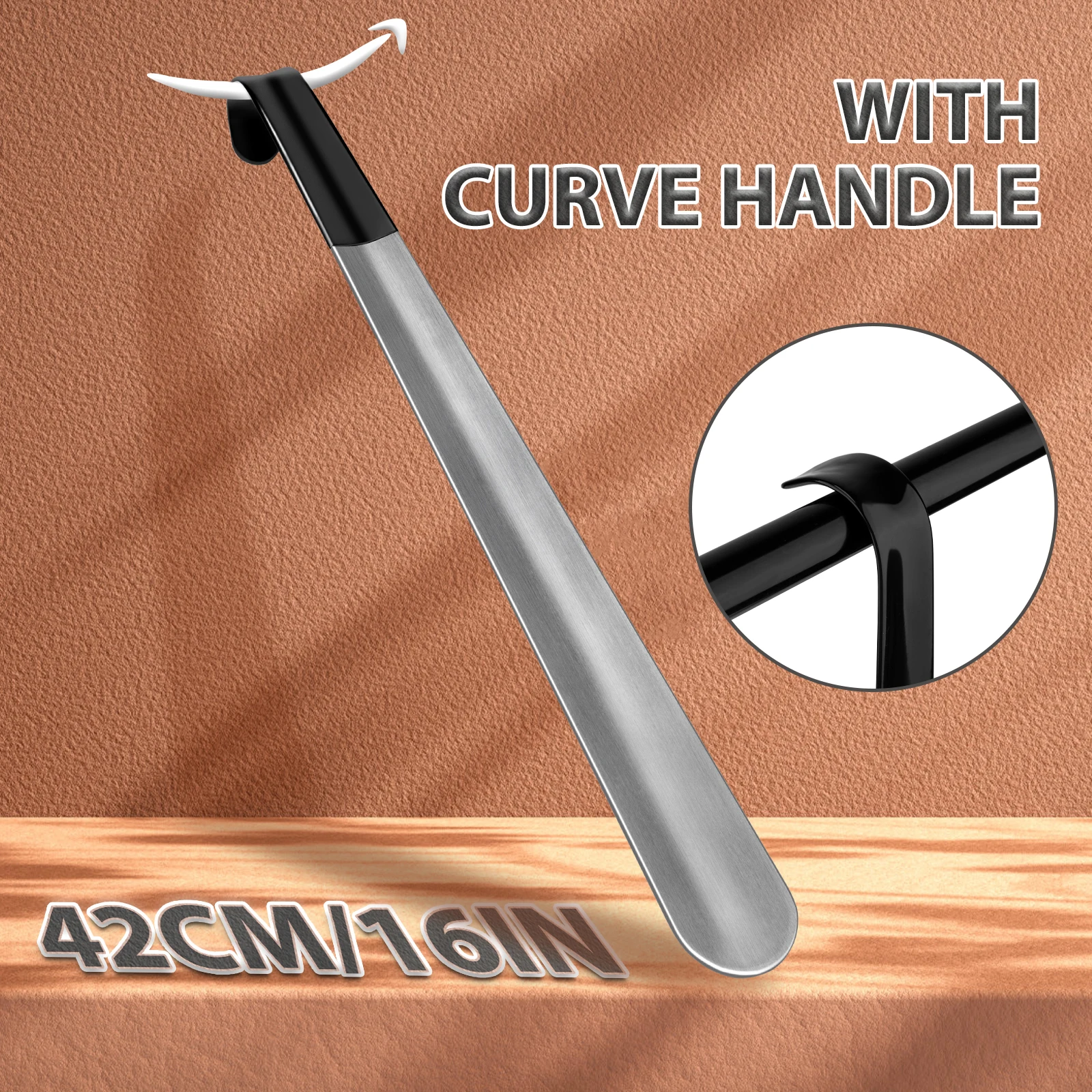 Удлиненный рожок для обуви, металлическая ложка из нержавеющей стали, рожок для обуви с длинной ручкой, подъемник для обуви, помощник для обуви для мужчин и женщин
Удлиненный рожок для обуви, металлическая ложка из нержавеющей стали, рожок для обуви с длинной ручкой, подъемник для обуви, помощник для обуви для мужчин и женщин