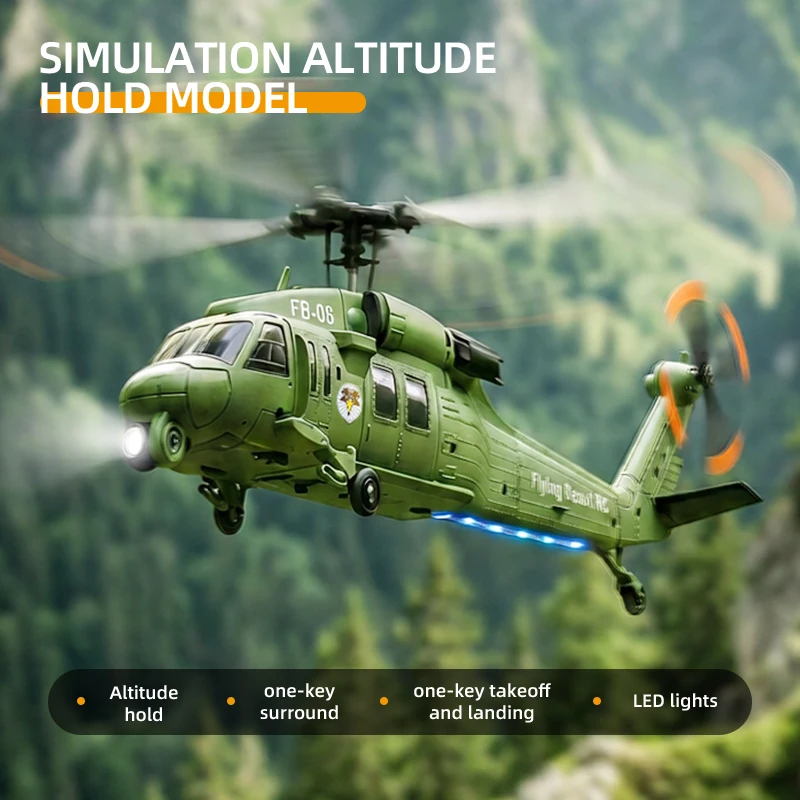 Electric military green fixed height remote-controlled helicopter creative stunt airplane model flying machine birthday gift
Electric military green fixed height remote-controlled helicopter creative stunt airplane model flying machine birthday gift
