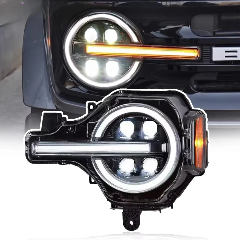 Bronco 2020-2022 Car Headlight Assembly Modified Headlight Headlight LED Daytime Running Light
Bronco 2020-2022 Car Headlight Assembly Modified Headlight Headlight LED Daytime Running Light