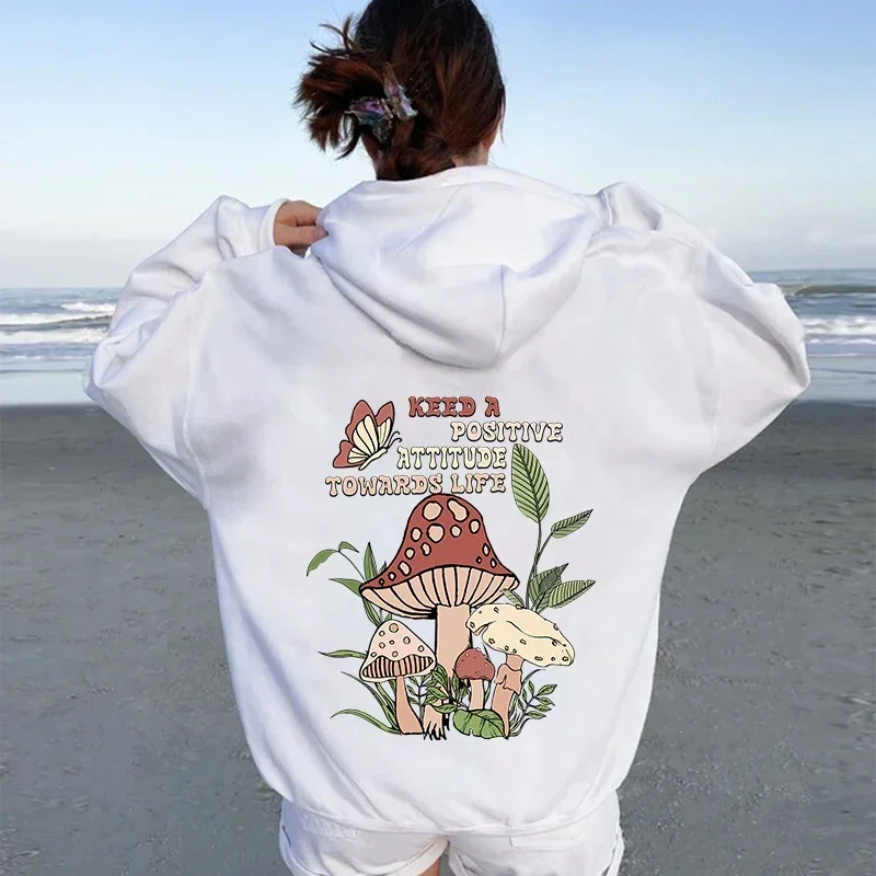 Mushroom Cartoon Graphic Hoodies Harajuku Fashion Unisex Hooded Streetwear Women Men Long Sleeves Fleece Pullover Sweatshirts
Mushroom Cartoon Graphic Hoodies Harajuku Fashion Unisex Hooded Streetwear Women Men Long Sleeves Fleece Pullover Sweatshirts