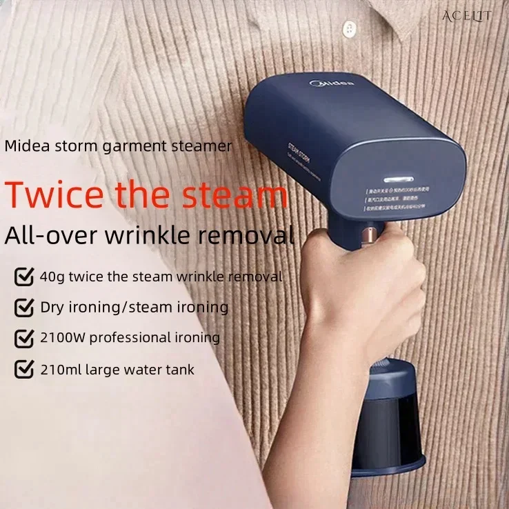 Home handheld steam iron. Small. Portable. For ironing clothes. Steam ironing machine.
Home handheld steam iron. Small. Portable. For ironing clothes. Steam ironing machine.