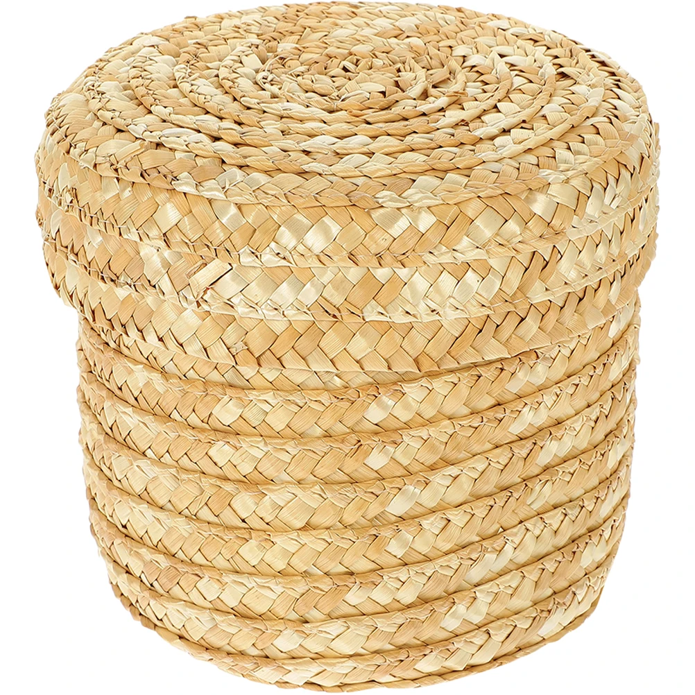 Large Straw Baskets Lid Snack Fruit Vegetable Storage Supplies Homeware Daily Storage Basket Decor Multi Function
Large Straw Baskets Lid Snack Fruit Vegetable Storage Supplies Homeware Daily Storage Basket Decor Multi Function