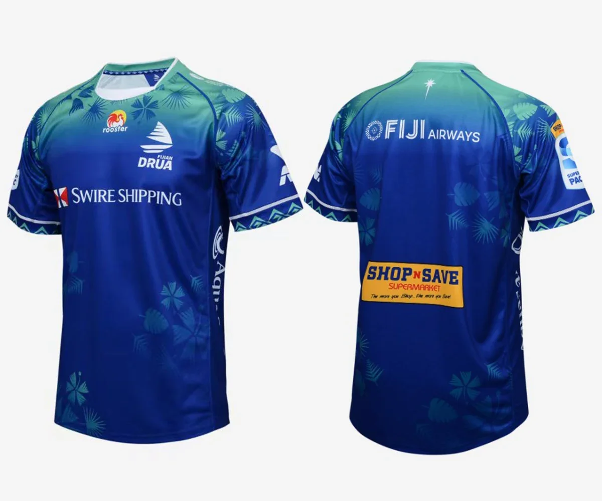 Трикотажные изделия NRL Fiji 2025 года для регби, футбола, спорта на открытом воздухе, легкие и дышащие мужские и женские футболки большого размера с 3D принтом
Трикотажные изделия NRL Fiji 2025 года для регби, футбола, спорта на открытом воздухе, легкие и дышащие мужские и женские футболки большого размера с 3D принтом