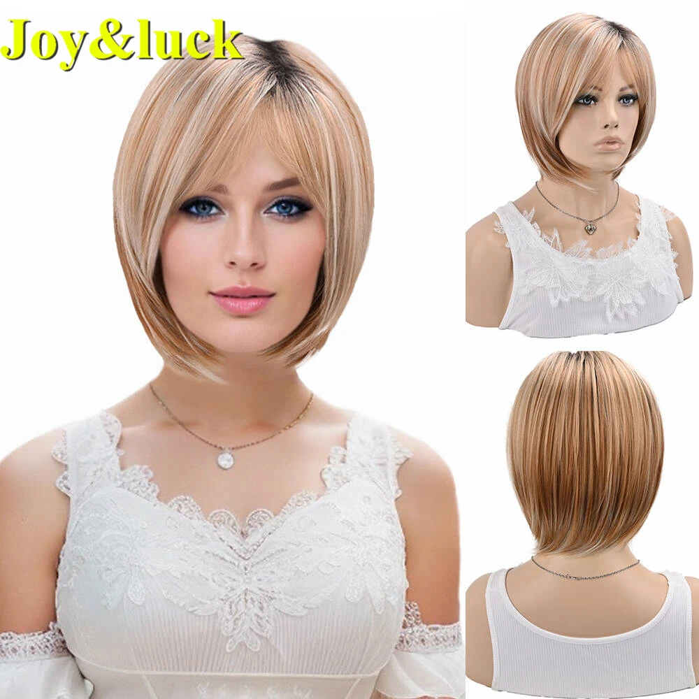 Ombre Platinum Blonde Highlight Collarbone Wig Layered Mid Short Women's Wig Daily Natural Synthetic Wig Ultra Natural Texture
Ombre Platinum Blonde Highlight Collarbone Wig Layered Mid Short Women's Wig Daily Natural Synthetic Wig Ultra Natural Texture