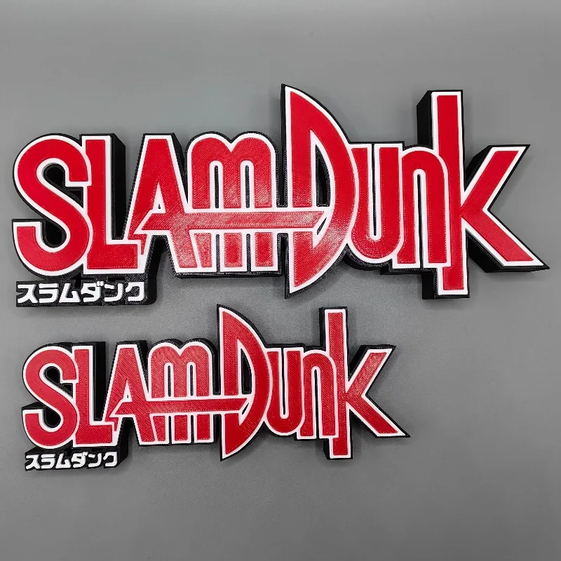 Anime SlamDunk Logo 3D Font Stand-up Logo Model PLA Material DIY Akagi Takenori Figure Ornaments Decoration Cosplay Exhibitio
Anime SlamDunk Logo 3D Font Stand-up Logo Model PLA Material DIY Akagi Takenori Figure Ornaments Decoration Cosplay Exhibitio