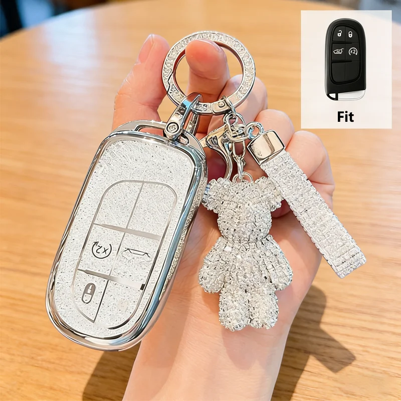Чехол для ключа из ТПУ с эффектом кристалла для Fiat, Jeep, Dodge Charger, Challenger, Dart, Journey, Durango, Grand Caravan, 4-кнопочный чехол для автомобильного ключа-пульта
Чехол для ключа из ТПУ с эффектом кристалла для Fiat, Jeep, Dodge Charger, Challenger, Dart, Journey, Durango, Grand Caravan, 4-кнопочный чехол для автомобильного ключа-пульта